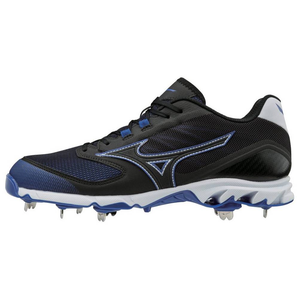 Scarpe Baseball Mizuno 9-Spike Dominant 2 Basse Metal Uomo - Nere/Blu Reale - 40832-LOYV